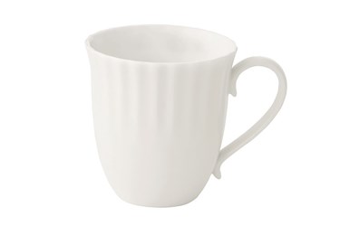 Mug 350ml in porcellain ONDE WHITE