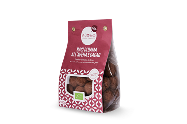 Biscotti Baci di Dama con farina di avena e cacao Bio 180g