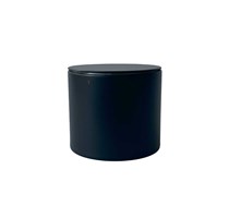 Black round tin 50g