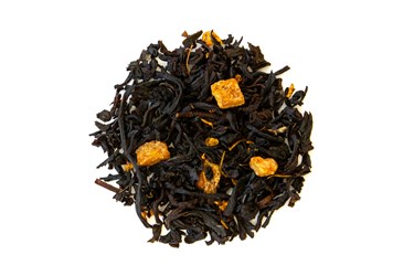 Pfirsich und Osmanthusblüten schwarzer Tee